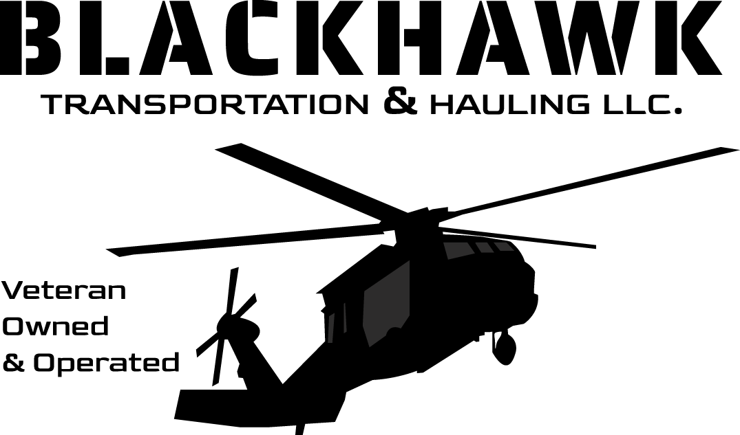 john McBride's business card for Blackhawk Transportation & Hauling in Pensacola FL